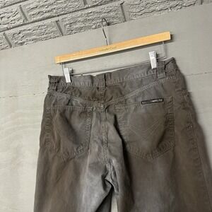 Versace Classic V2 Gray Streight Stretch Lightweight Men's Patterned Size 34